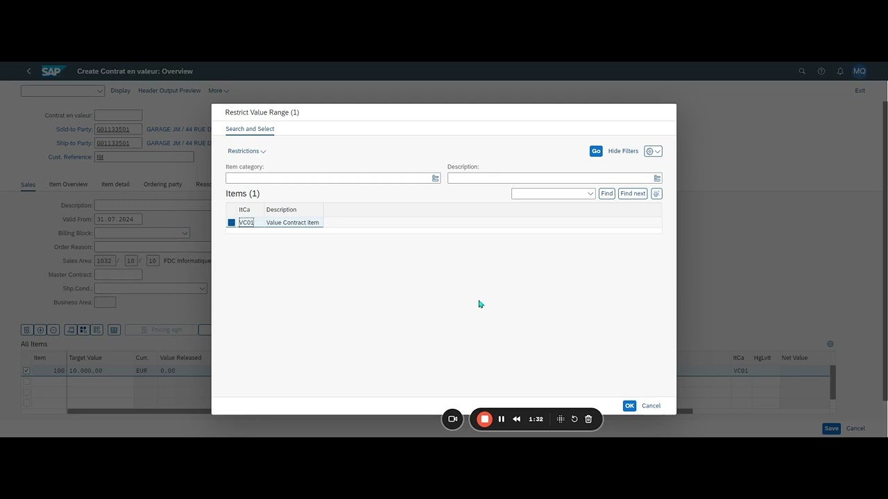 How to Create Sales Contract in Sap