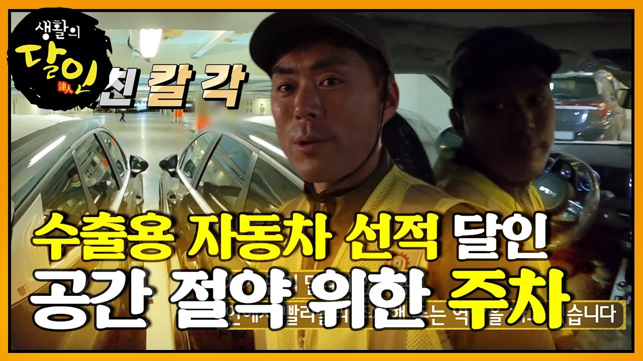 수출용 자동차 선적 달인, 사이드미러 접고 장애물 피해 주차하는 &lsquo;미친 칼각&rsquo; #생활의달인 #LittleBigMastersReview #SBSstory