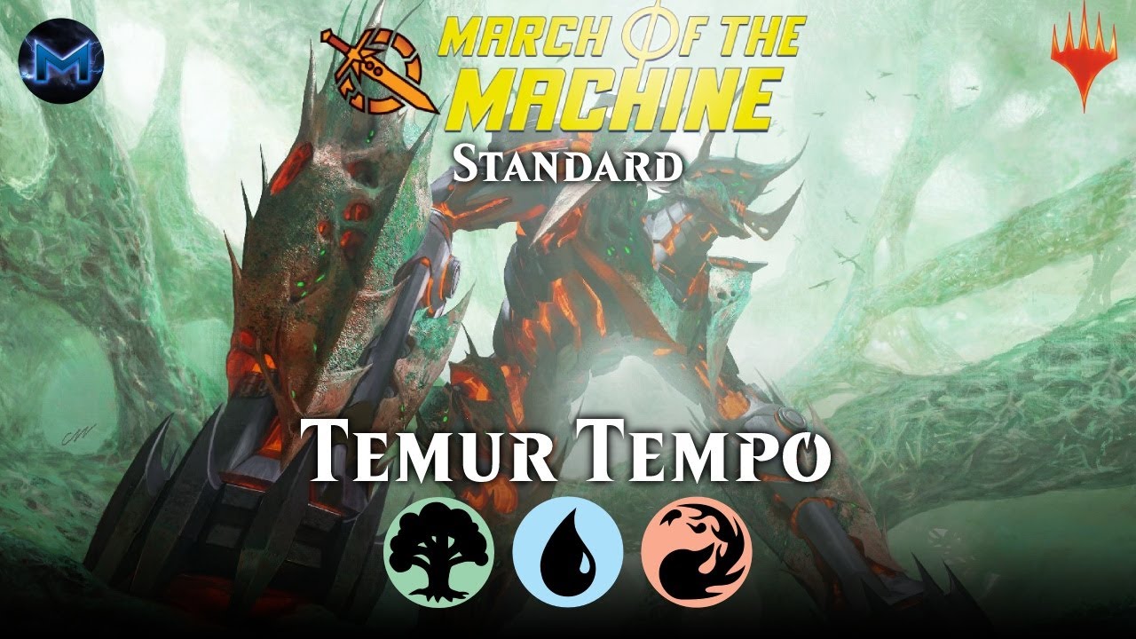 🟢🔵🔴 Temur Tempo Attacks the Ladder | MOM Standard March of the Machine MTG Arena Bo1