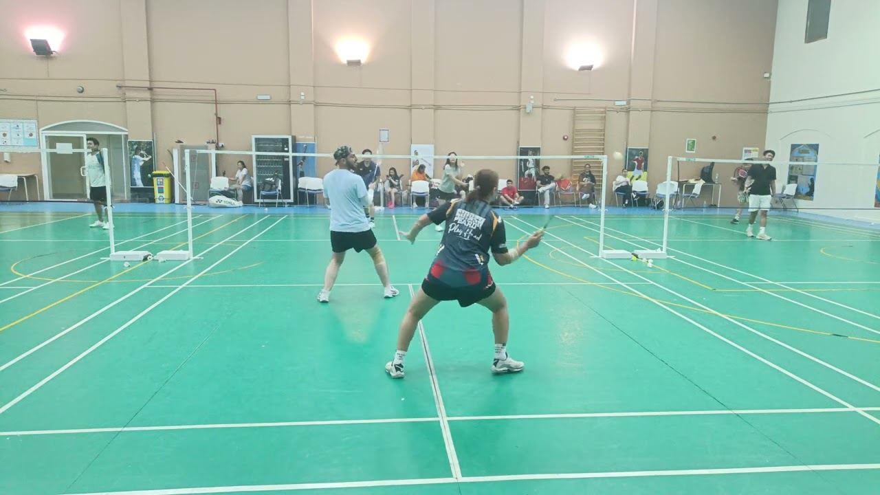 Badminton queuing with GSG_March 13, 2026_Vee, Eka, Dikran & Micho