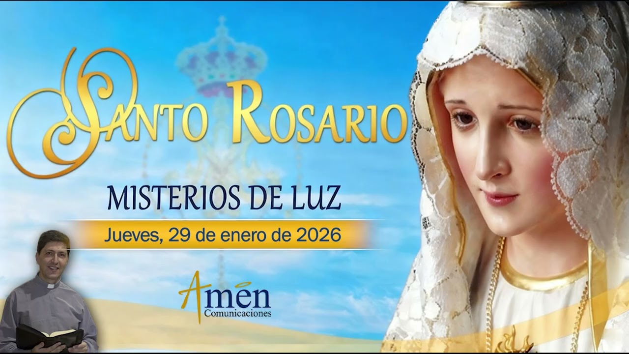 Santo Rosario en Audio l Enero 29 de 2026 l Misterios de Luz l Amen Comunicaciones