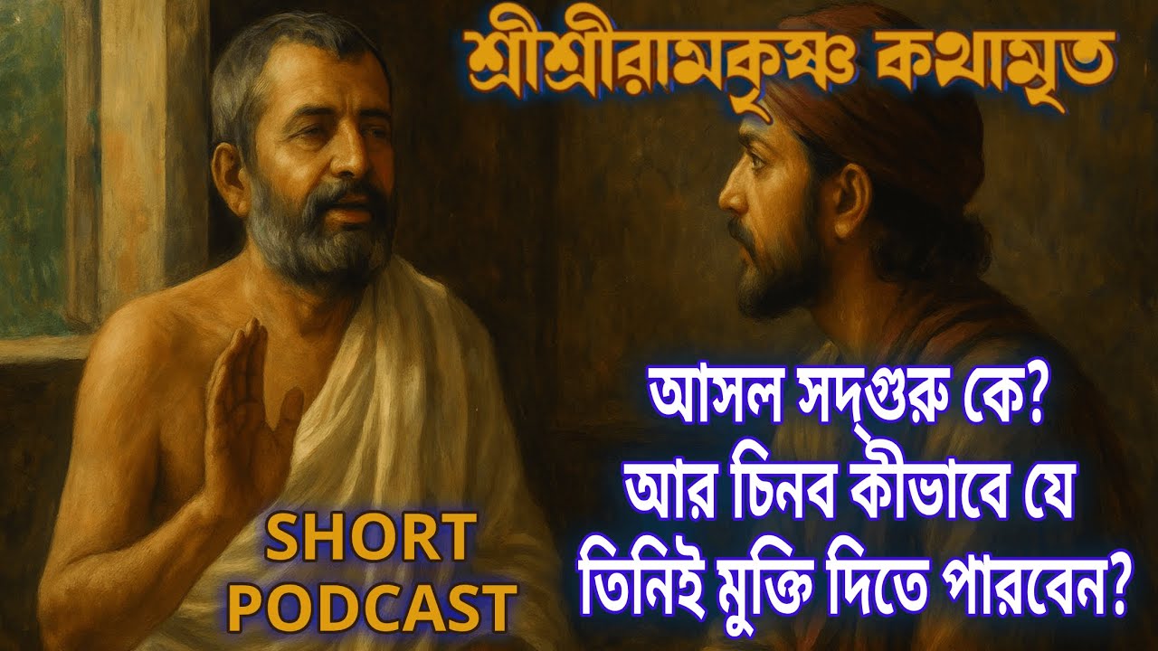 শ্রীশ্রীরামকৃষ্ণ কথামৃত –  আসল সদ্‌গুরু কে? আর চিনব কীভাবে যে তিনিই মুক্তি দিতে পারবেন?  · Podcast