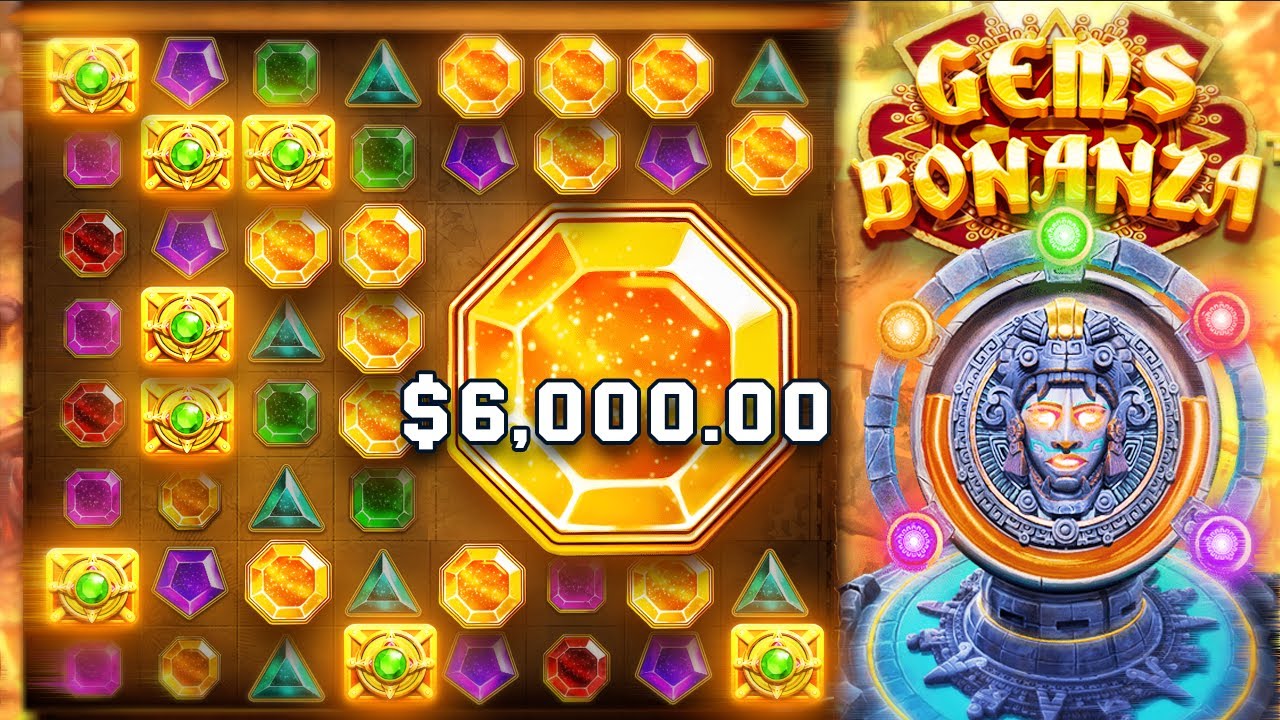 MY RECORD WIN ON GEMS BONANZA SLOT!!