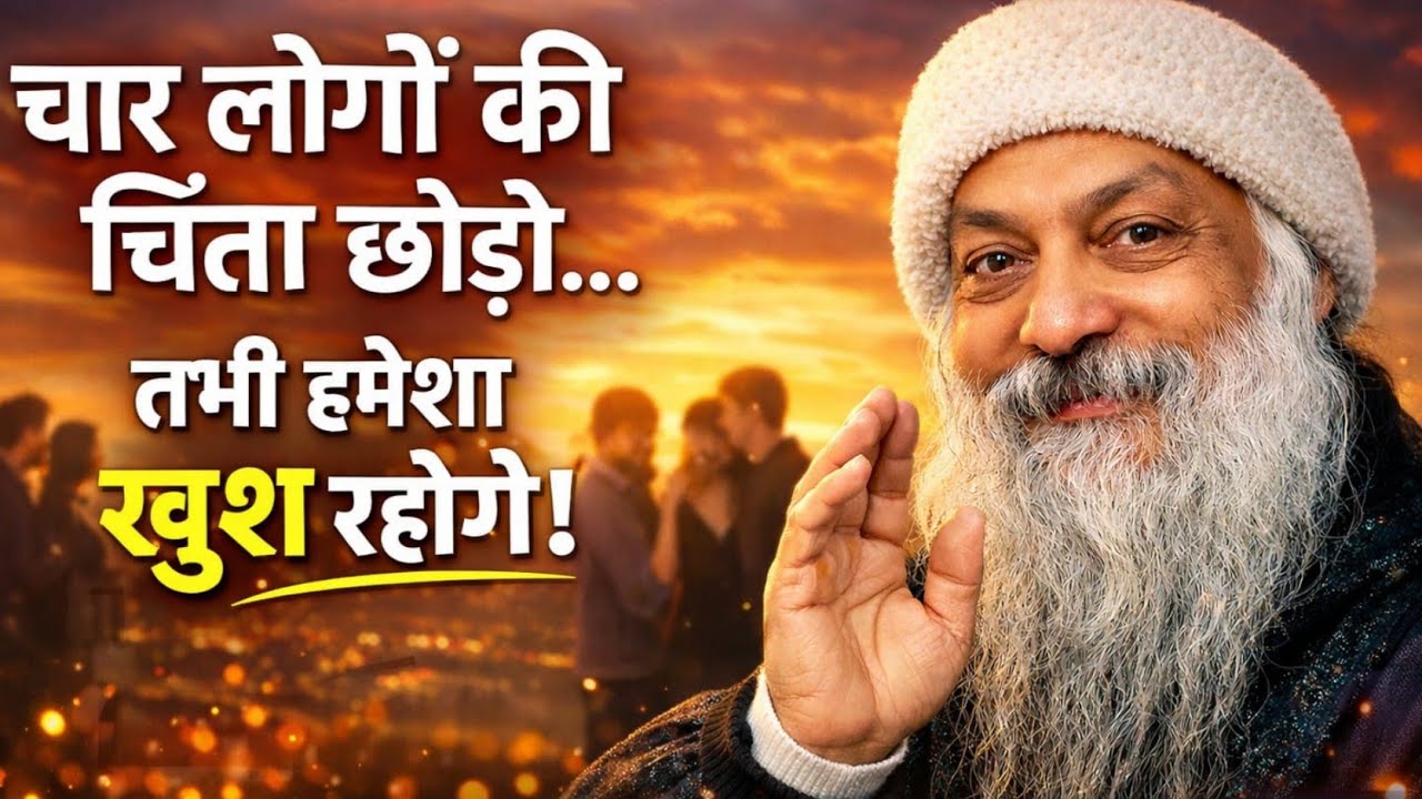 OSHO - चार लोग क्या कहेंगे चिंता मत करो, आज़ादी से जियो! | Osho Life Changing Speech #osho