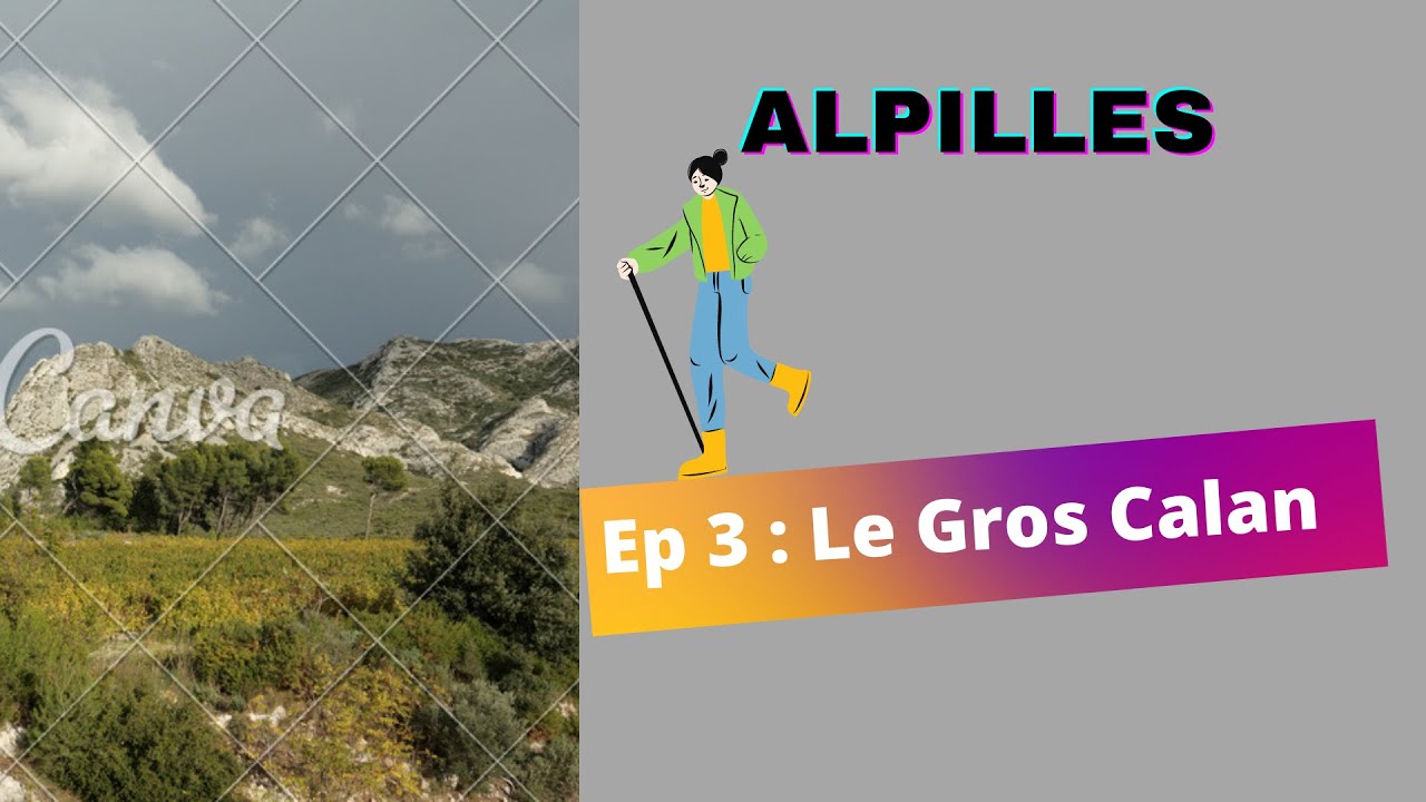 Alpilles, Eygalières (13), Le gros calan, randonné