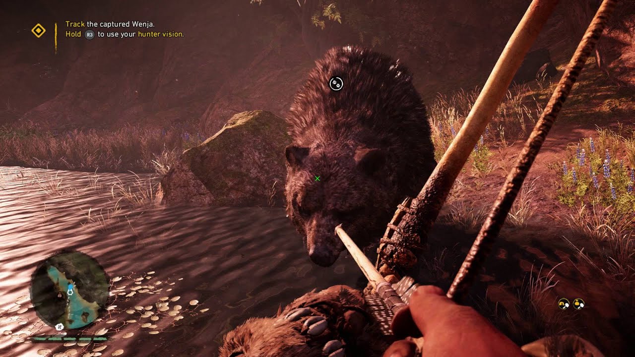 Far Cry Primal - The Taken Wenja: Track Captured Wenja & Burn Izila Camp Gameplay Sequence PS4