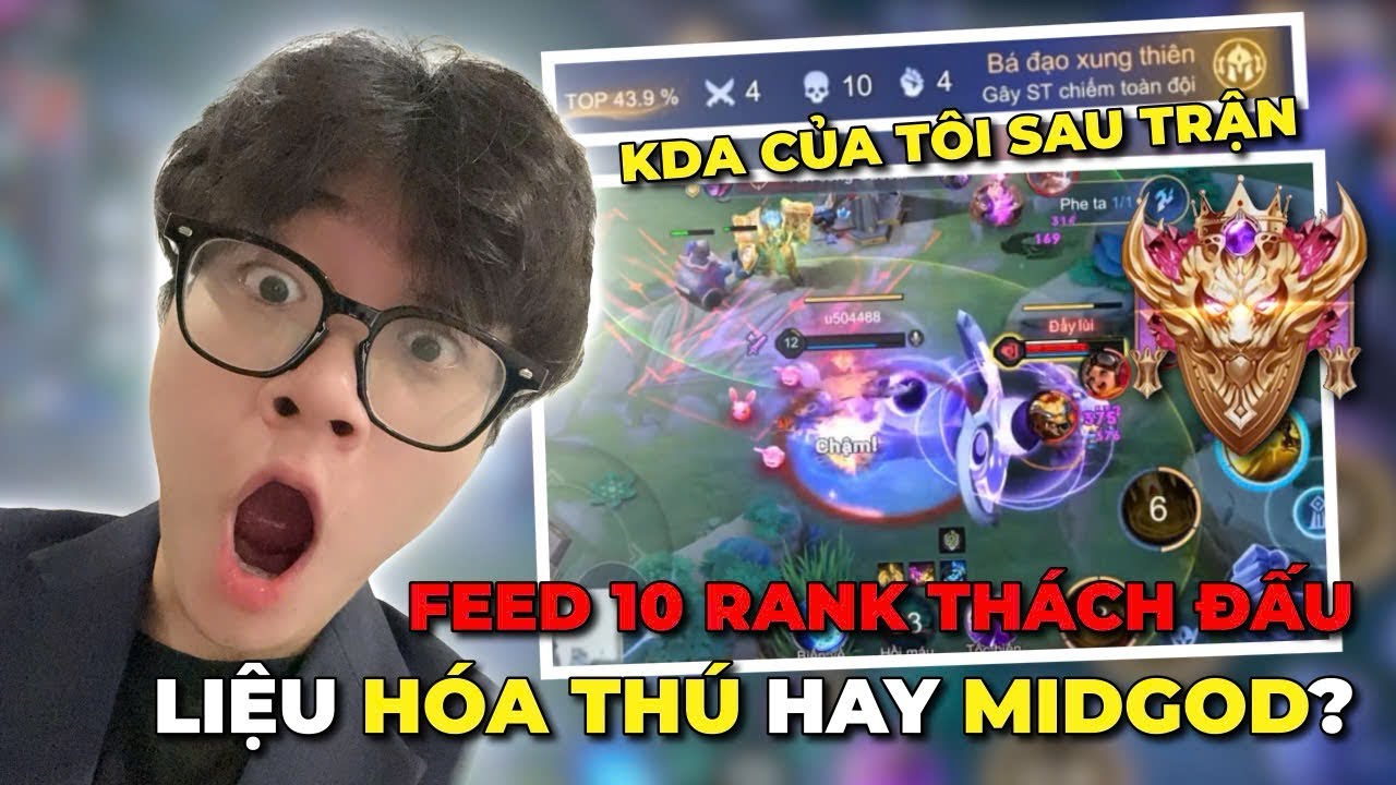 Nói Không Với Diễn! Tôi Cùng 5 Cục Vàng Dạo Chơi Rank 85* Và Thử Thách FEED 10 Mạng Lật Kèo Mãn Nhãn