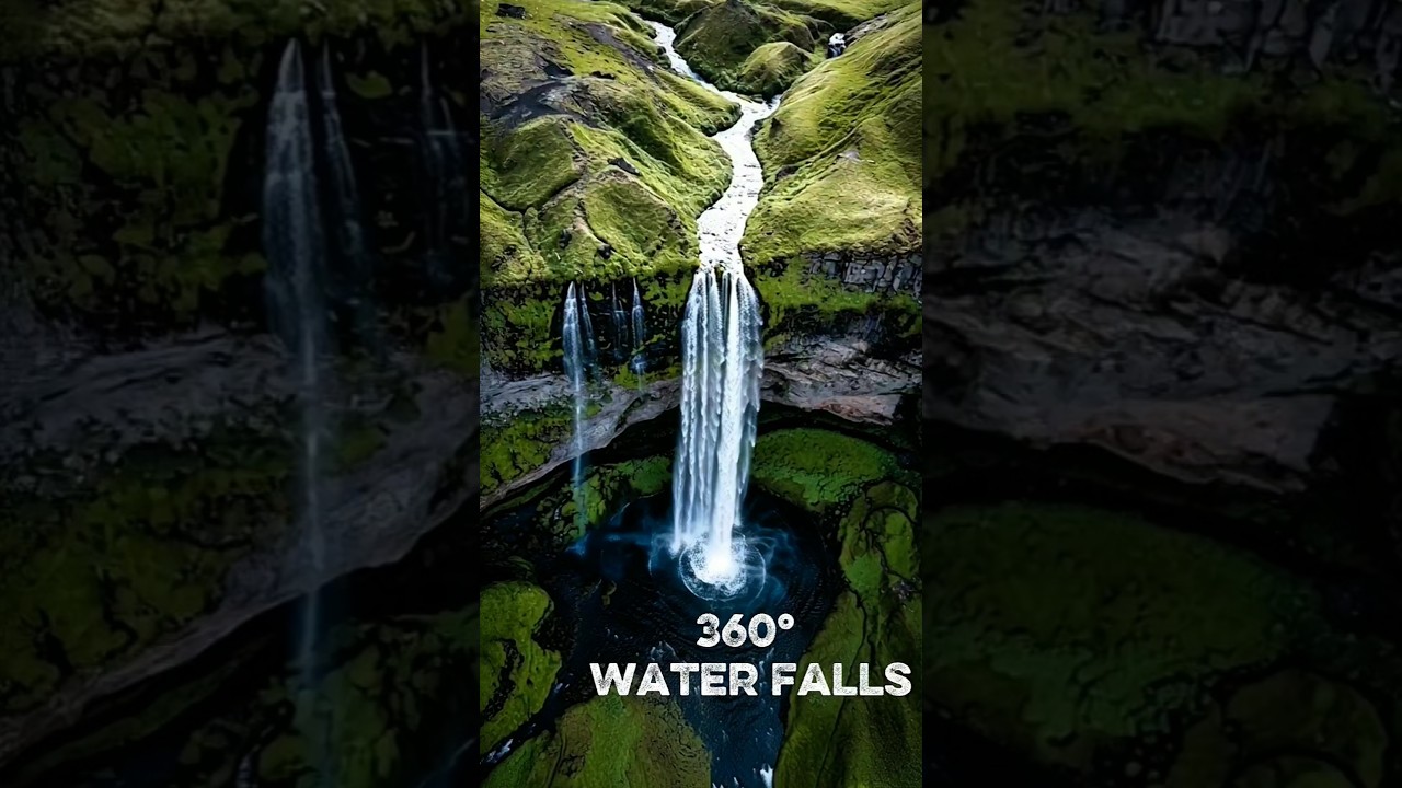 POV: You Are Behind an Iceland Waterfall #iceland #waterfall #icelandtravel