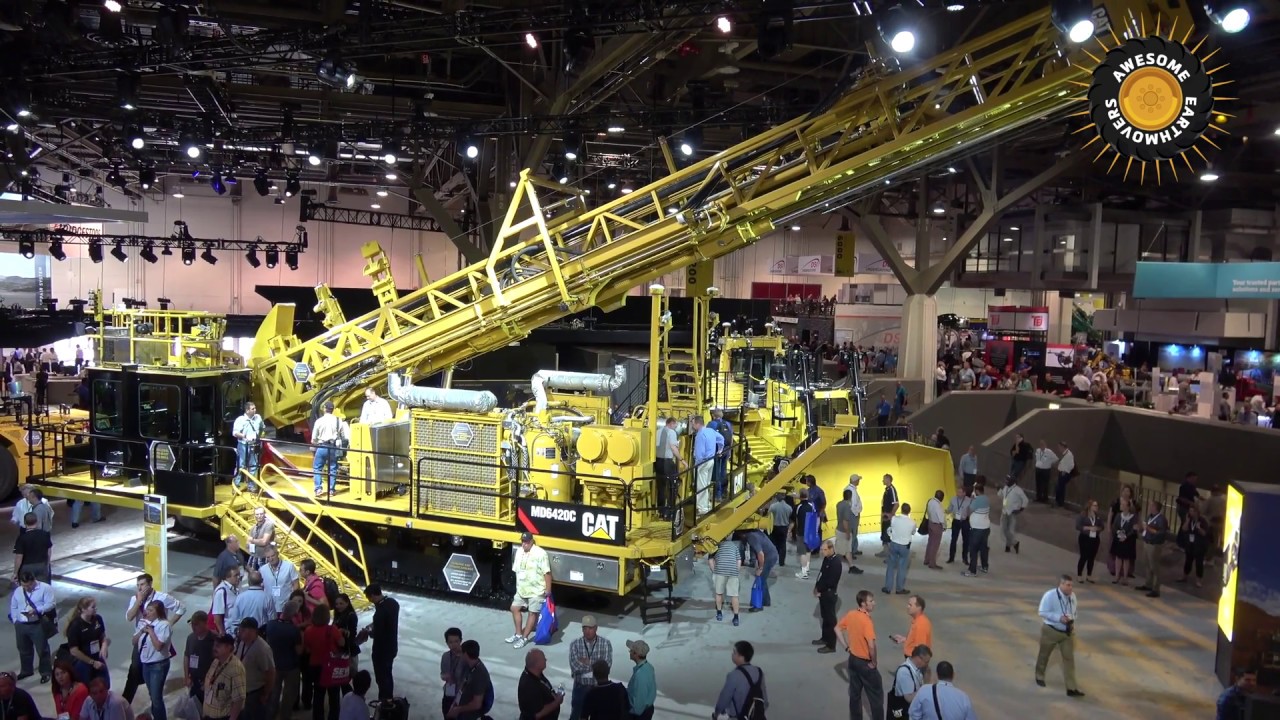Caterpillar's MD6420C Drill Rig at Minexpo 2016