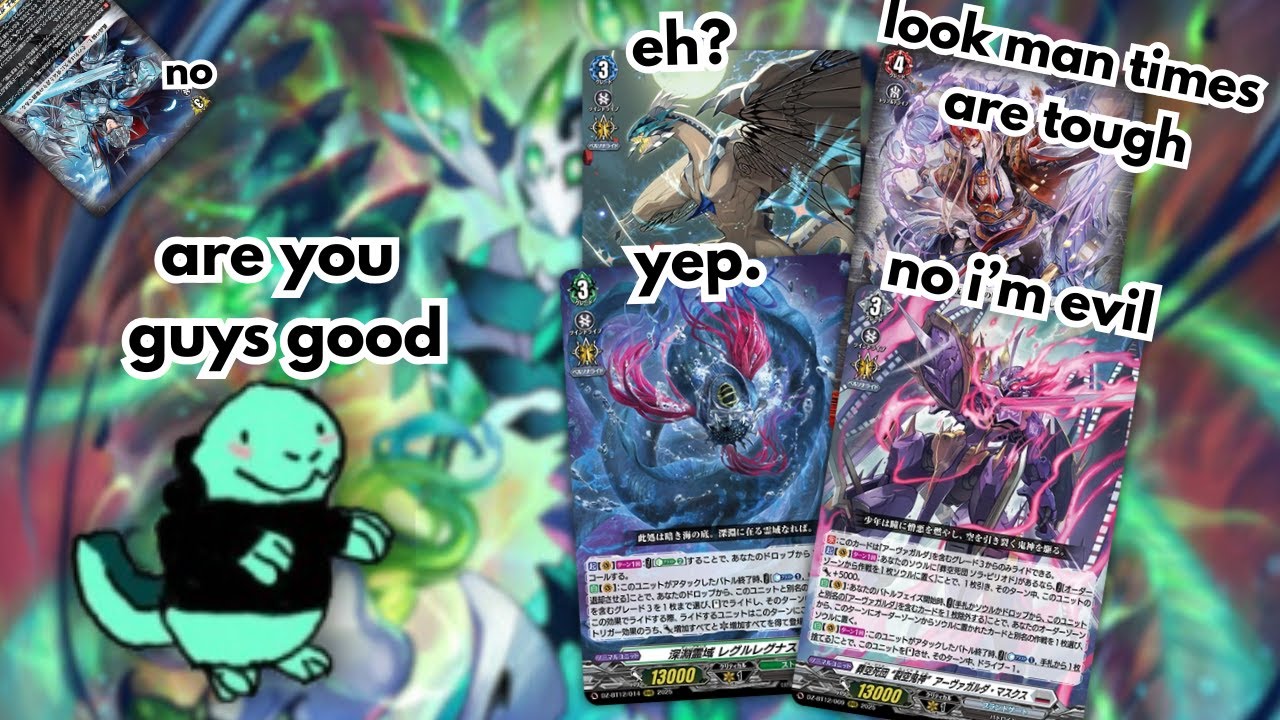 SQUAGGY REVIEWS EVERY CARD IN CARDFIGHT!! VANGUARD DZ-BT12!! #cardfightvanguard #tcg