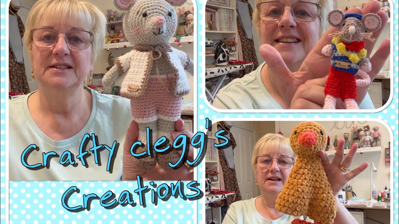 Micro crochet mouse, and a new lovey.