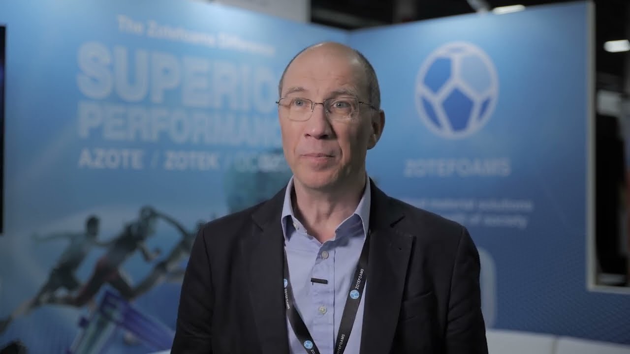Zotefoam's Director of Technology and Development, Karl Hewson, speaks to the Foam Expo team