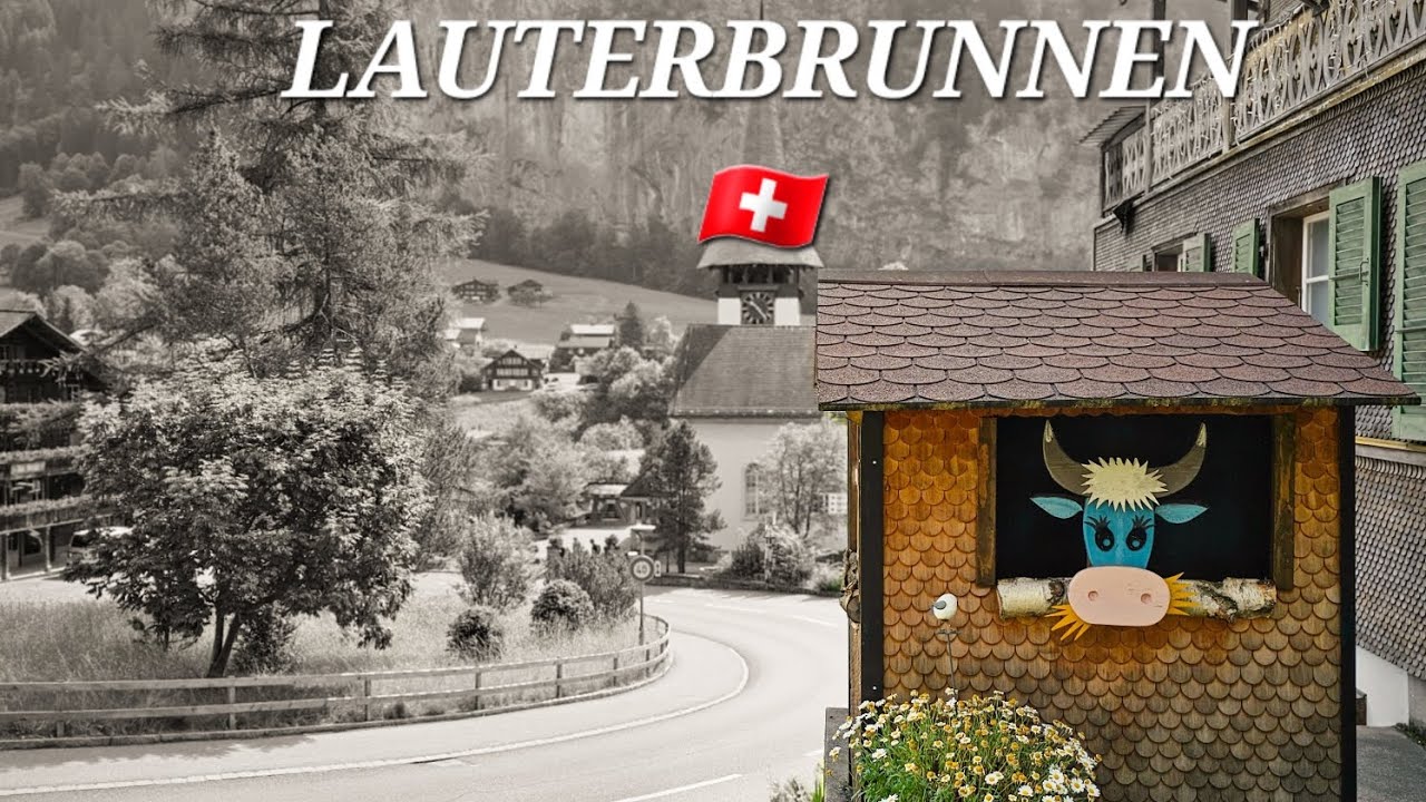 Wengen to Lauterbrunnen, Switzerland