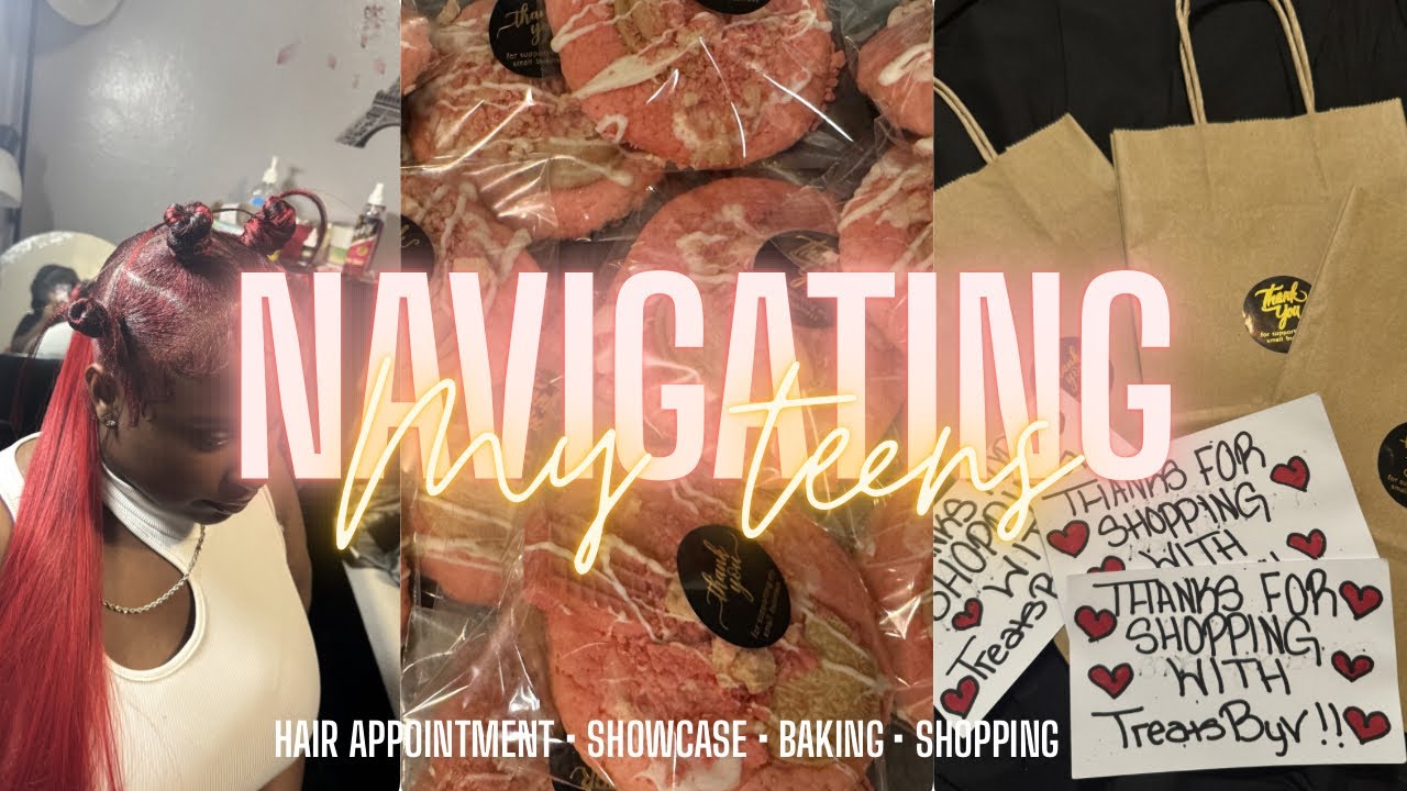Navigating through my teens | Shopping| Hair Appointment | Shopping| Showcase 