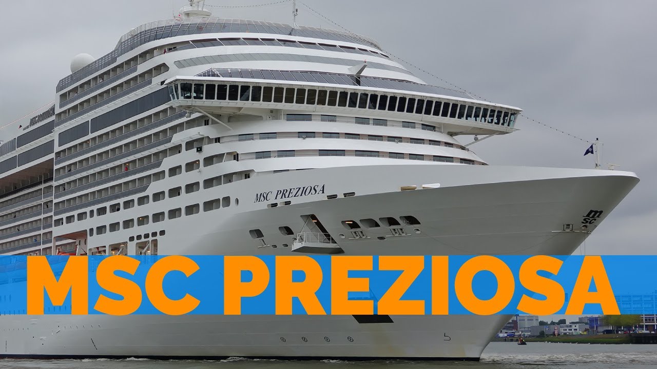 MSC Preziosa and GRIMALDI LINES in Hamburg