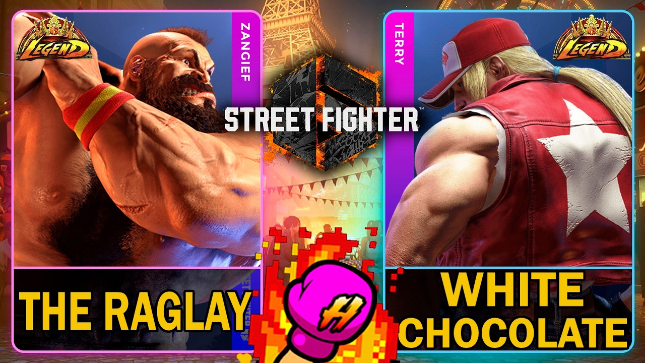 SF6 The Raglay (ZANGIEF) VS White Chocolate (TERRY)🥊Street Fighter 6🥊スト6🥊4K 60ᶠᵖˢ