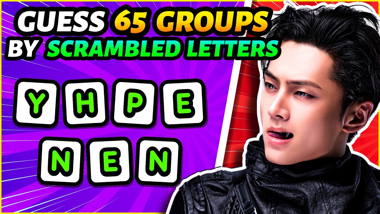 🌟 Guess The KPOP Group By The SCRAMBLED LETTERS 🔤 | KPOP QUIZ 💖