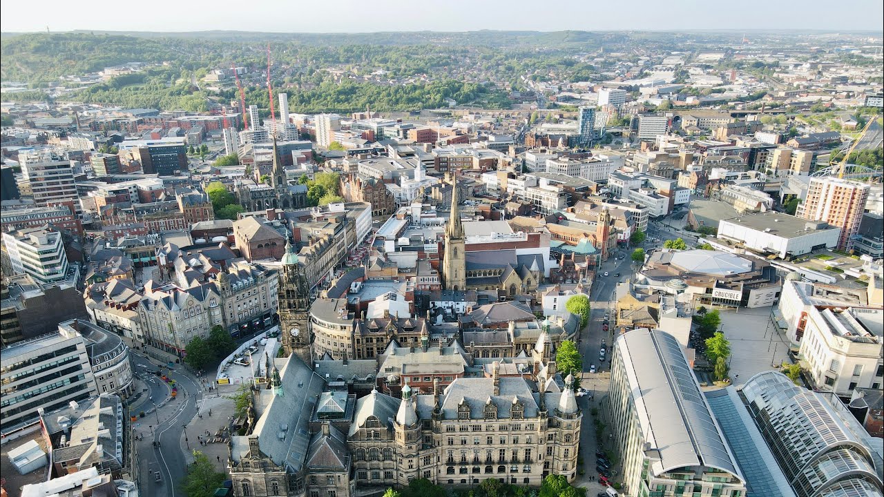 The Beauty of Sheffield, Reinvented from the Air | 4K Cinematic Drone | South Yorkshire, England