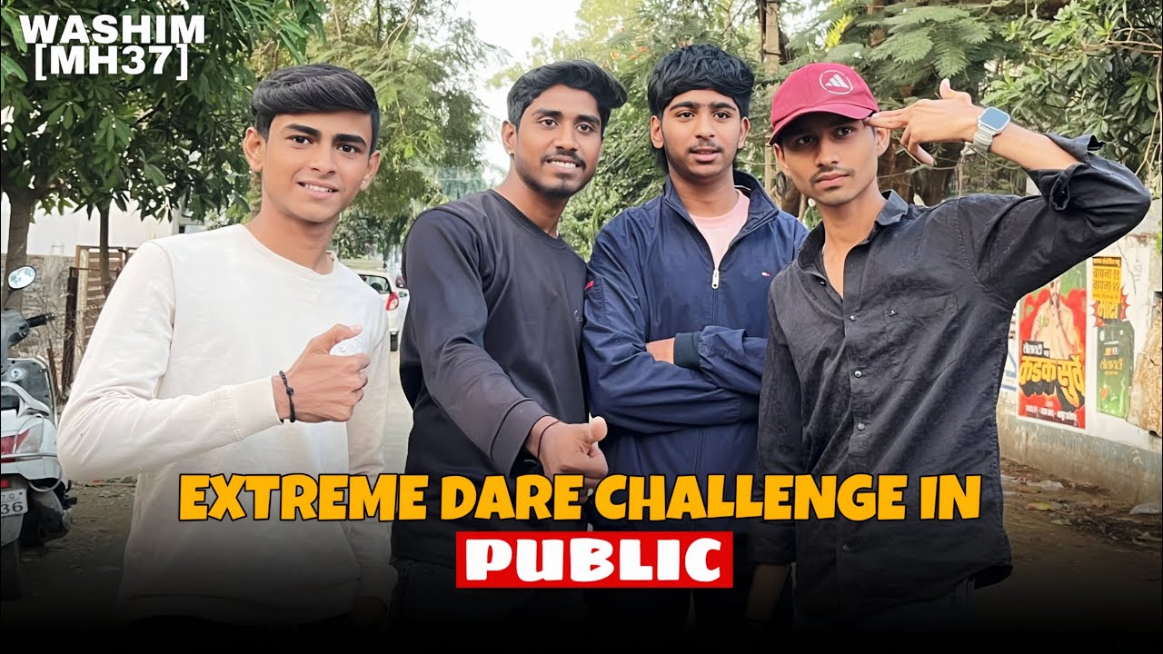 We Did INSANE DARES in Public😳! (Gone Wrong😭?) #washimkar #challengevideo 