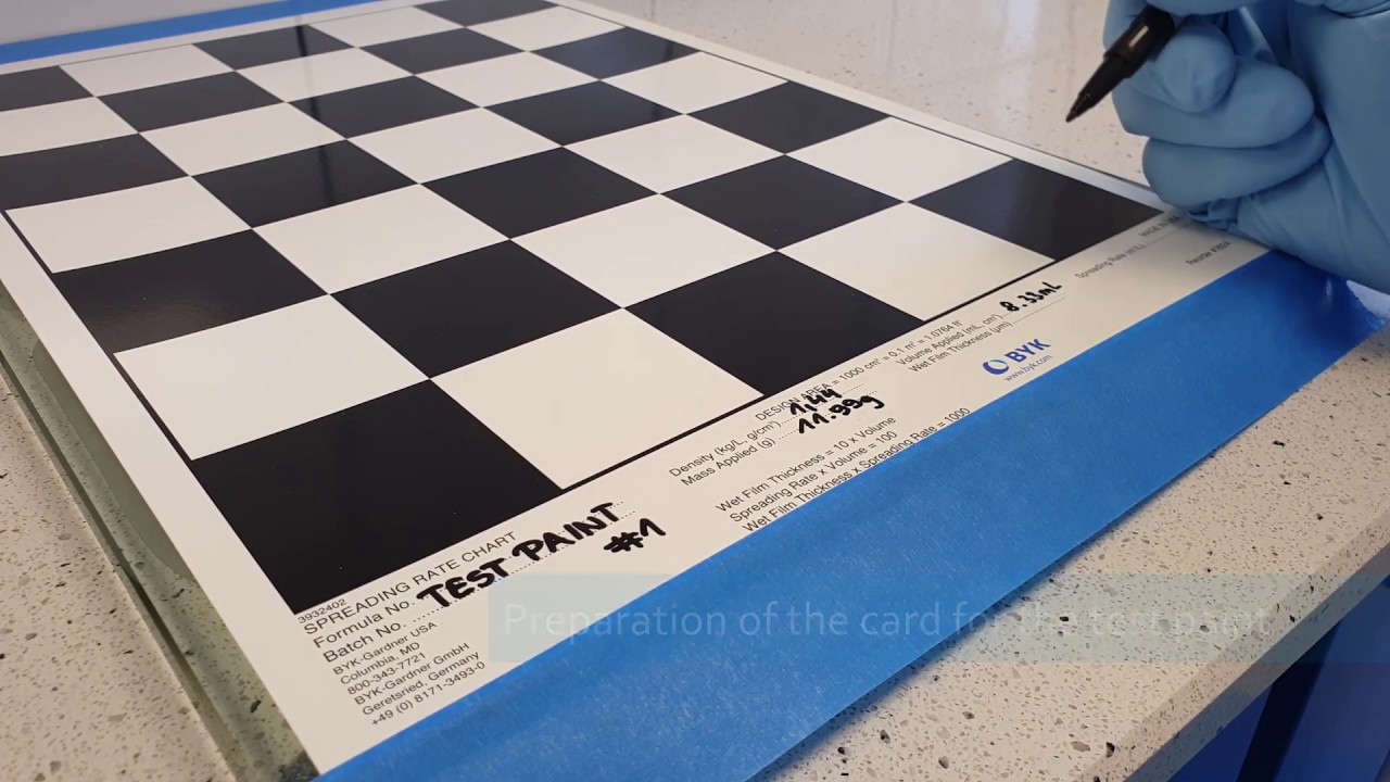 Hiding power ASTM D344 [Paint Testing]
