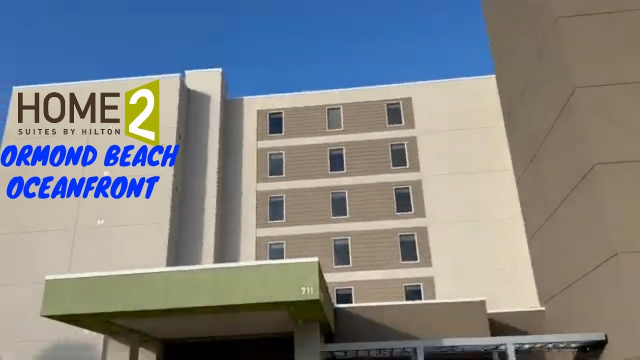 Полный тур по отелю: Home2 Suites by Hilton Ormond Beach Oceanfront | Ормонд-Бич, Флорида