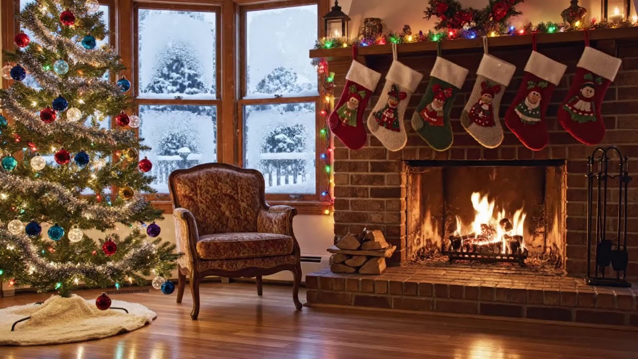 Cozy Christmas Street Café 🎄☕ Jazz Ambience for Study Sessions, Work, and Calm Focus