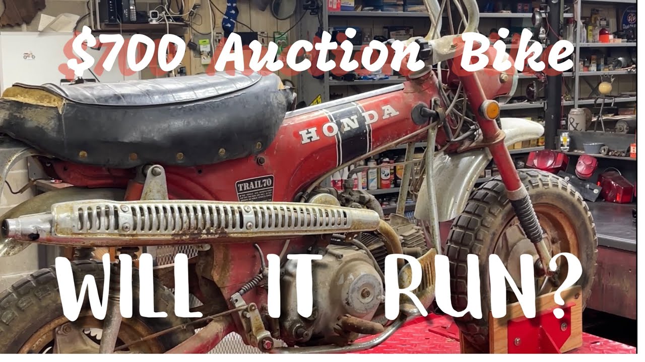 Honda CT70 K0 bought at auction…..Will it Run?
