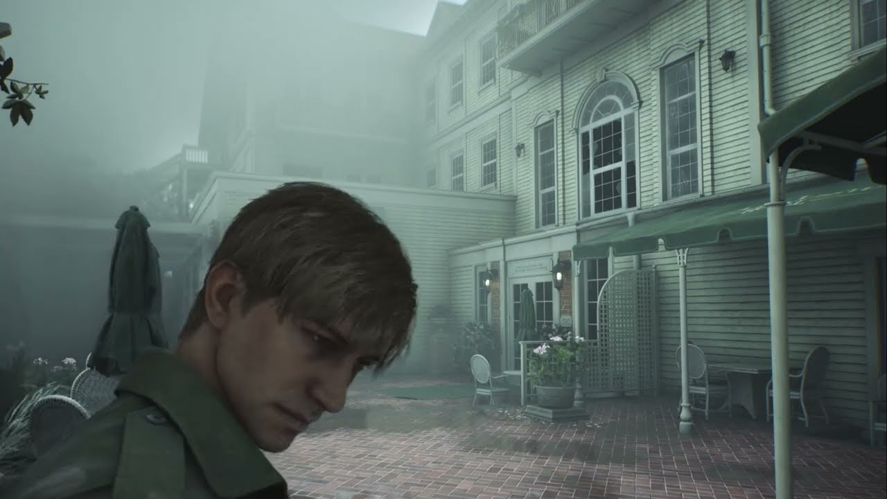 🌊 Lakeview Hotel Gardens | Silent Hill 2 | Lakeside Ambience & Soft Wind (No Talk)
