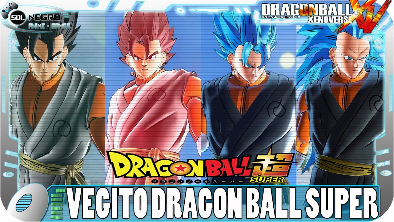 Dragon Ball Super Vegito Transformations: Base - Kaioken - SSGSS - SSGSS 3 | Xenoverse Gameplay mod