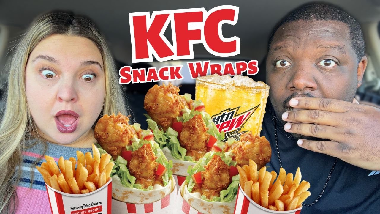Trying The NEW KFC Chicken Wraps! [Food Review]