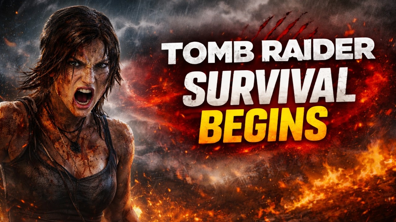 TOMB RAIDER 🔥 First Time Playing | Full Story Malayalam | Live part 2