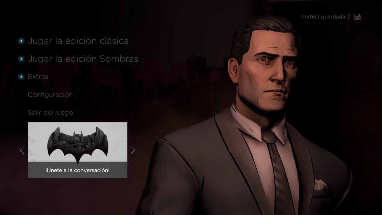 BATMAN The Telltale Series - Main Menu Theme and Animations