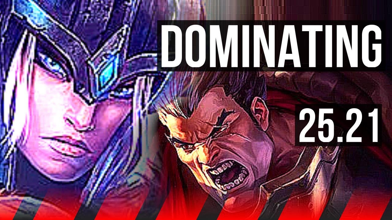 SEJUANI vs DARIUS (TOP) | Dominating | EUW Master | 25.21