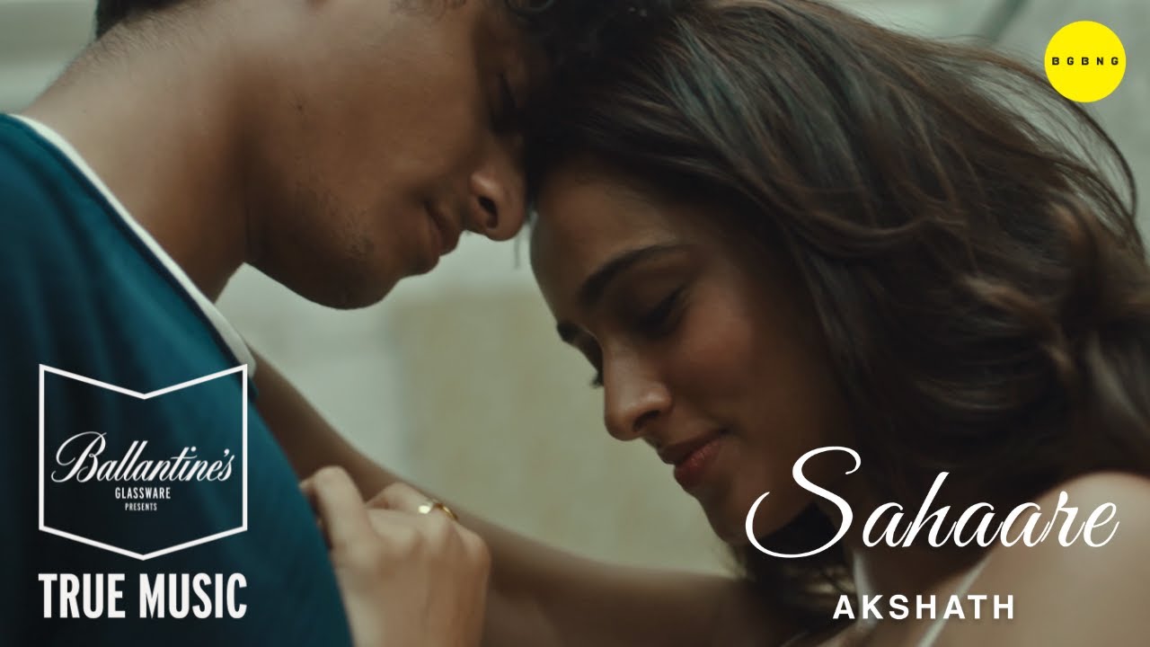 Sahaare (Official Music Video) - @akshathacharya31  | Namrata Sheth | Ballantine’s True Music