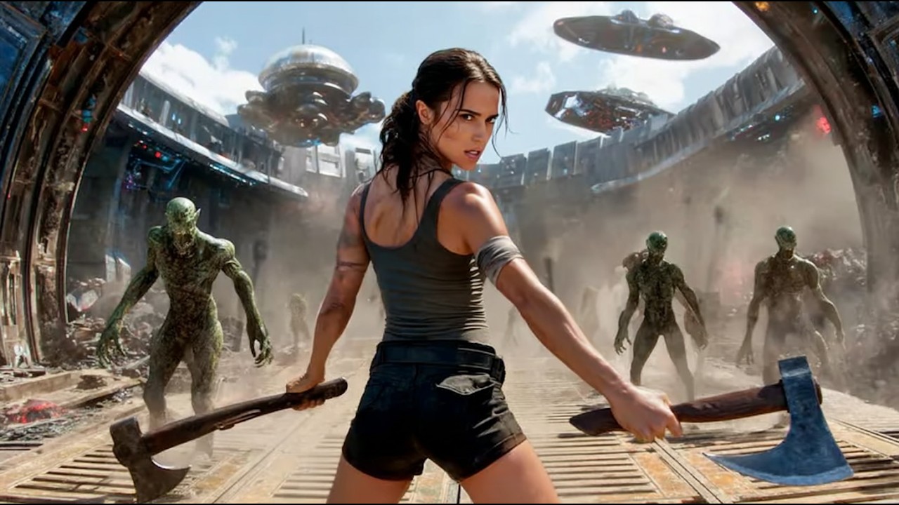 Aliens Claimed She Had No Weapons — Until She Turned a Metal Bench Into a Swor |Sci-Fi | HFY Stories