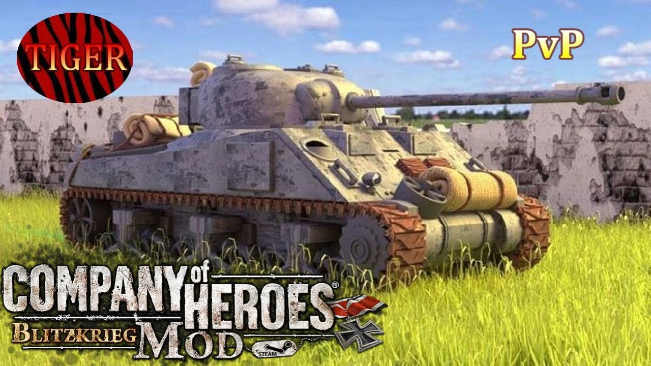 CoH Blitzkrieg Mod PvP _ 3v3 - Brits Gameplay