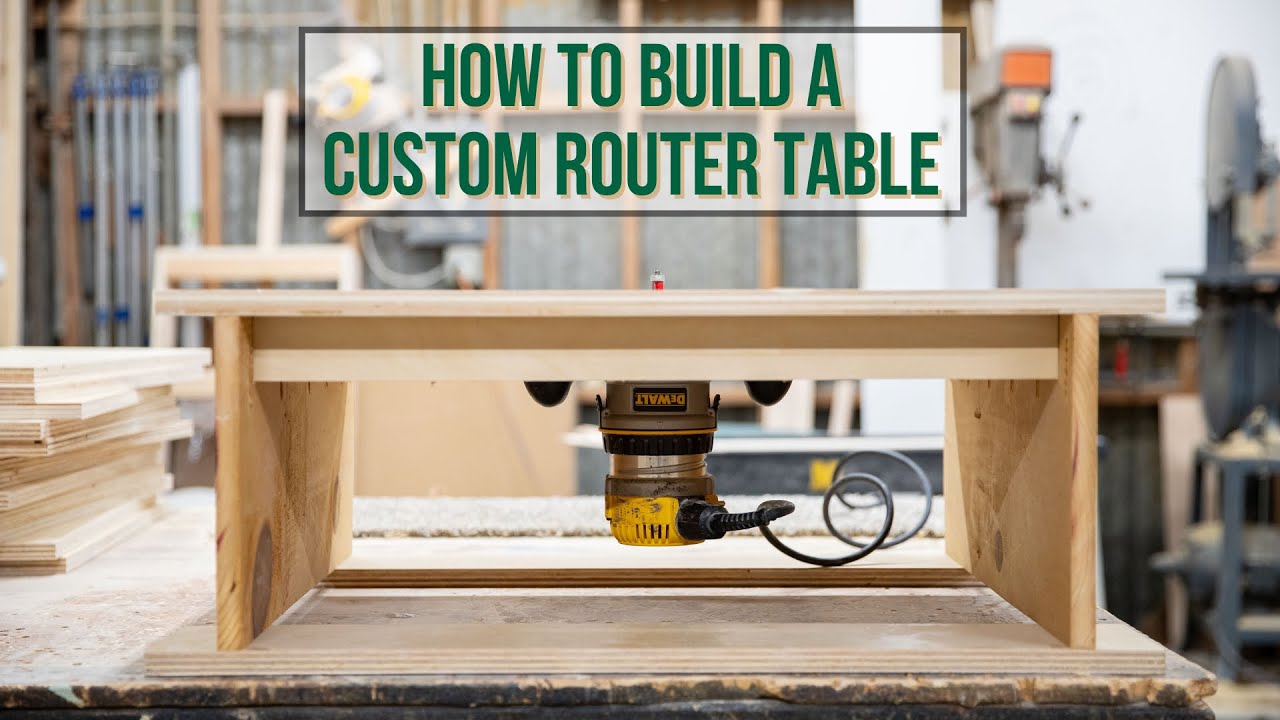 How to Build a Custom Router Table | Woodworking Hack for Beginners