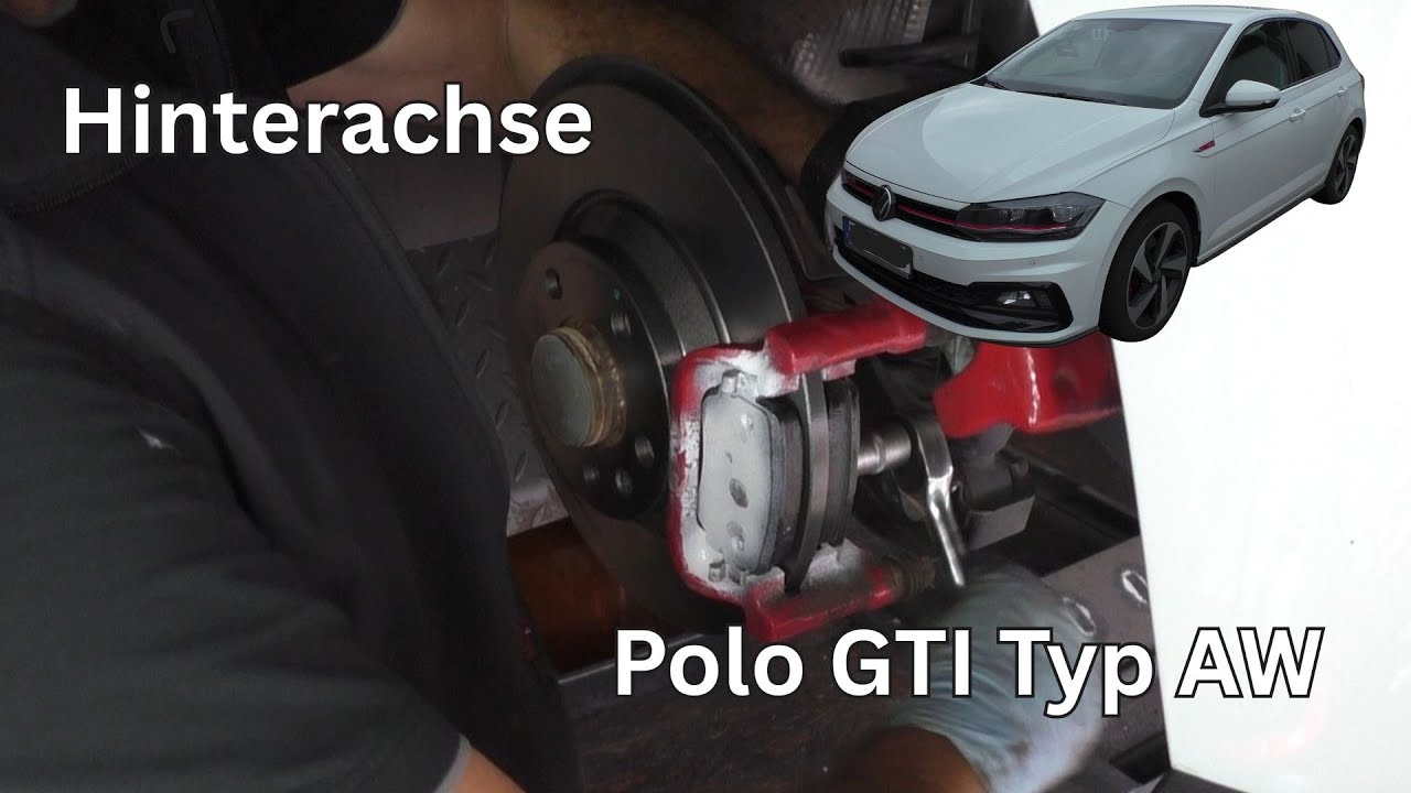 Bremsklötze und Bremsscheiben wechseln - Hinterachse - POLO AW GTI