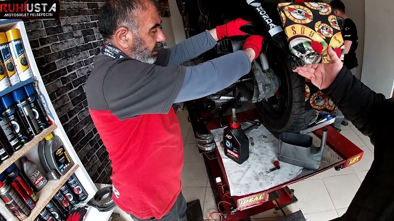 HONDA FORZA 25O/DİFRANSİYEL ŞANZUMAN YAĞI DEĞİŞİMİ EGİTİMİ.2.Bölüm Püf noktalar