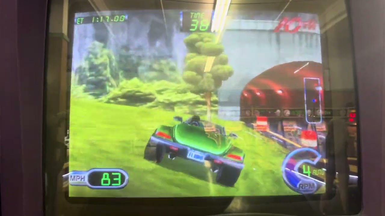 Bally Midway 1999 Cruis’n Exotica arcade at Funarama ￼