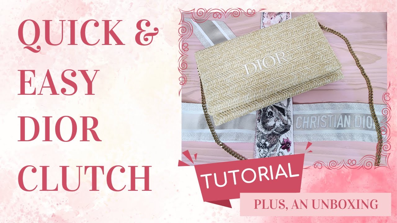 Turning my #dior clutch into a shoulder/crossbody bag