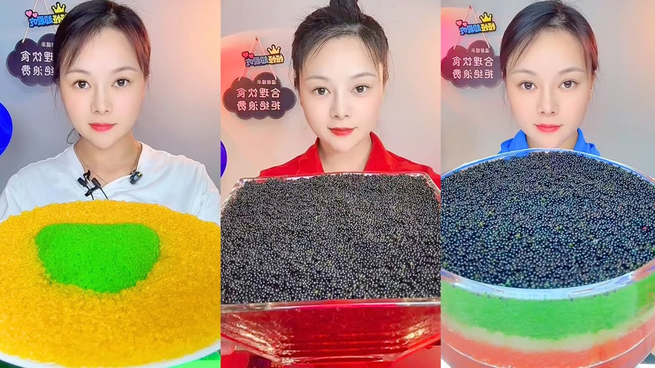 Colorful Fish Roe Eating ASMR | Soft Crunch Seafood Mukbang Colorful #50