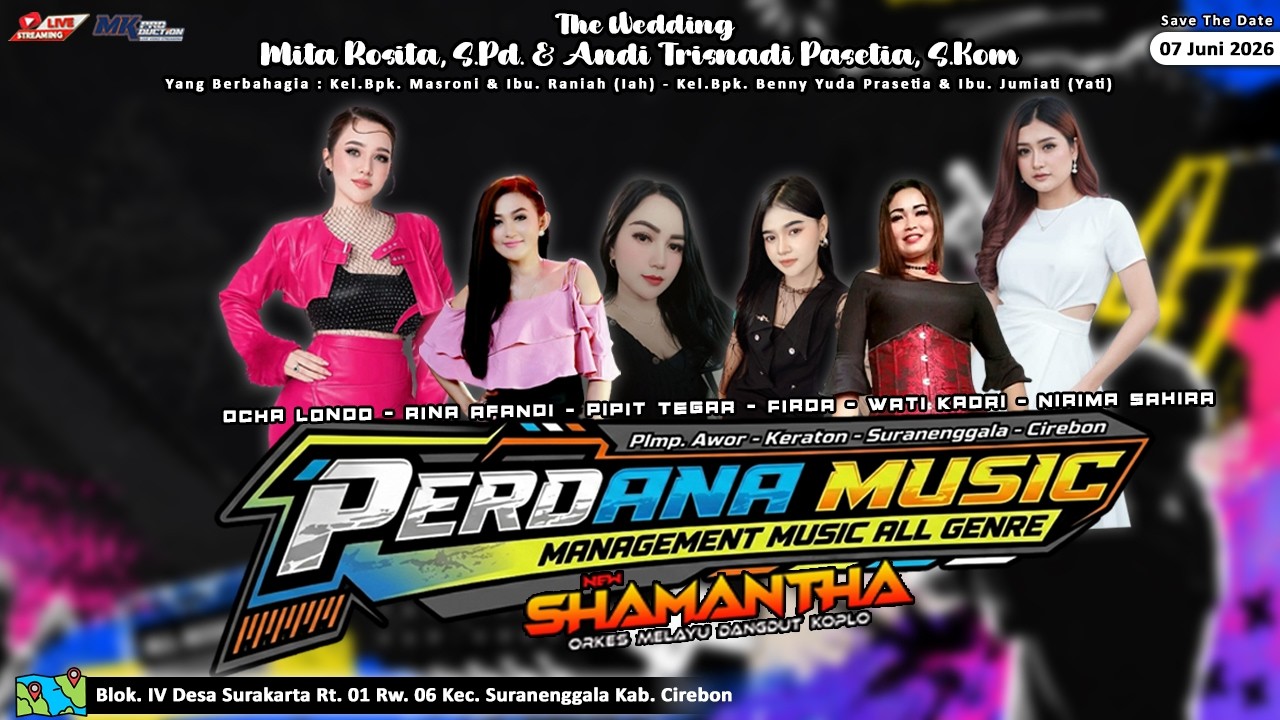 ✅LIVE  MALAM PERDANA MUSIC ❤ PERNIKAHAN : MITA & ANDI II SURAKARTA 07 06.2026 II SIANG