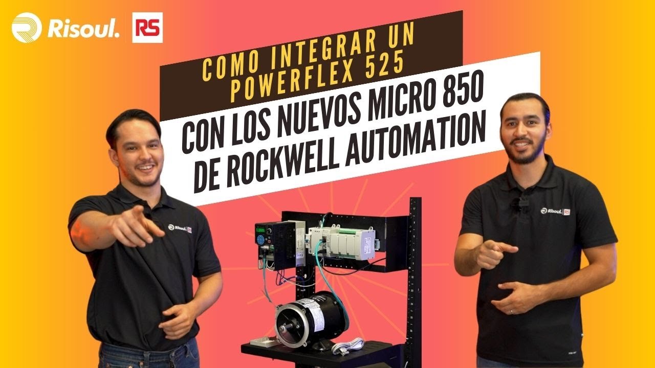 Como integrar un PowerFlex 525 con un Micro 850 de Rockwell Automation | Industria en Acción Ep #03