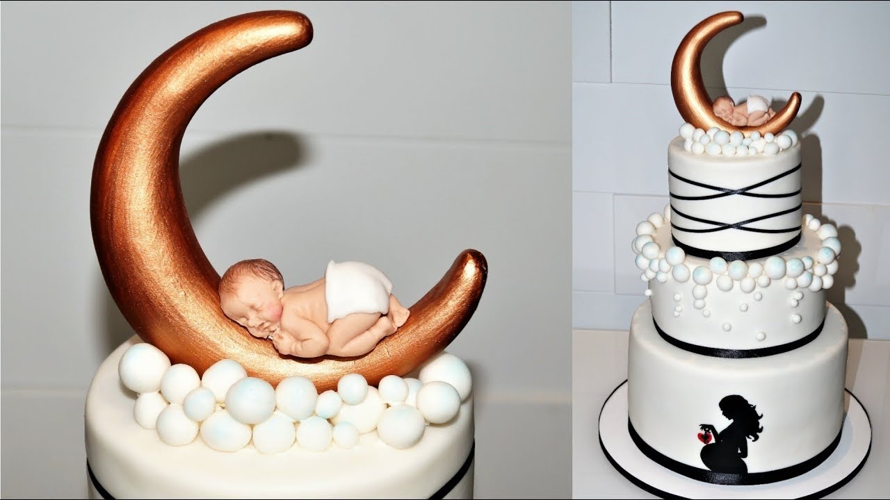 Cake decorating tutorials | how to make a  BABY SHOWER CAKE | Sugarella Sweets