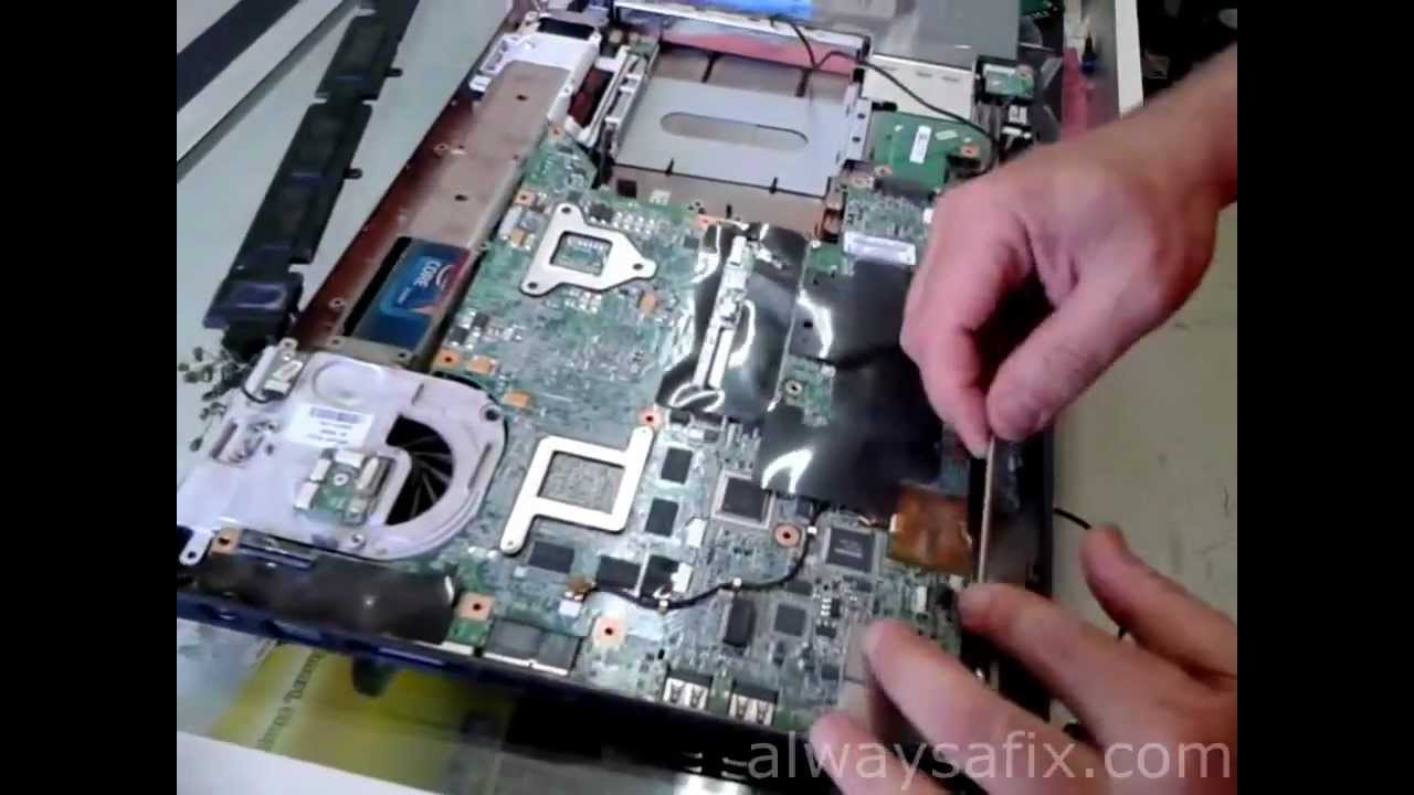 Laptop blackscreen reflow GPU HP dv9000
