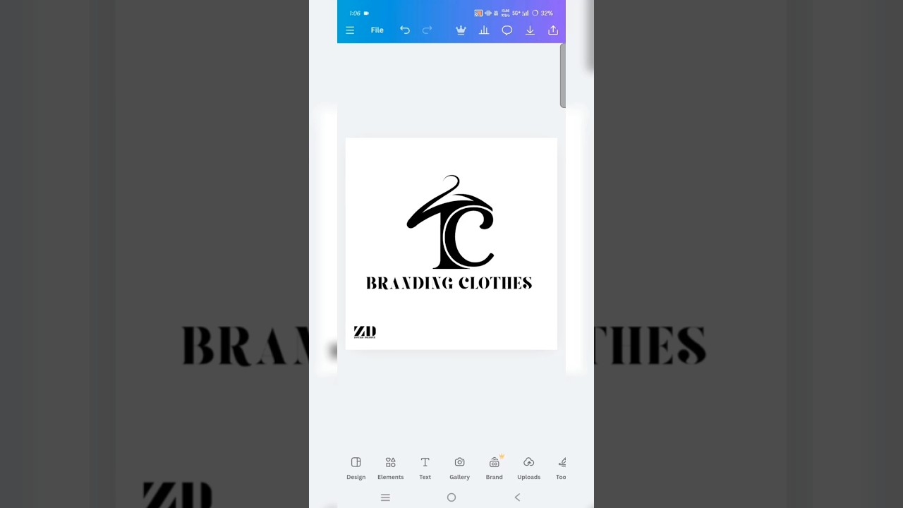 Canva Logo Design Tutorial | Unique Fashion Brand Logo Idea #canvatutorial #canvalogo