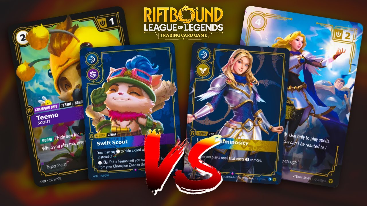 Teemo VS Lux | Batallas por el Nexo - Partida Riftbound
