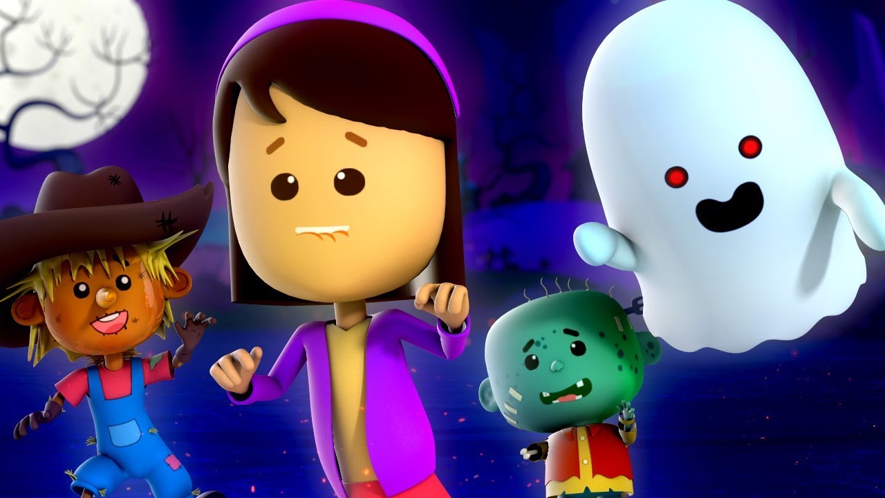 You Can't Run It's Halloween Night Scary Nursery Rhymes | Halloween Songs For Kids By Little Eddie