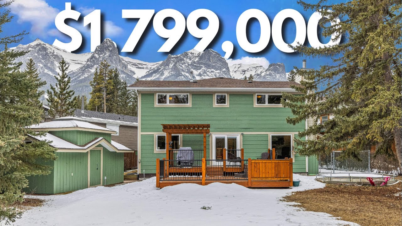 905 Larch Place $1,799,000 | RARE Location In Canmore | INCREDIBLE Mountain Views